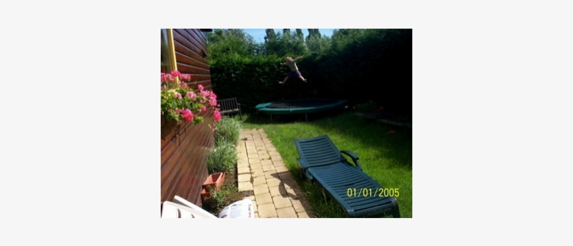 Nice Home With Trampoline And Row-boat, Peaceful Area - Backyard, transparent png #9532951