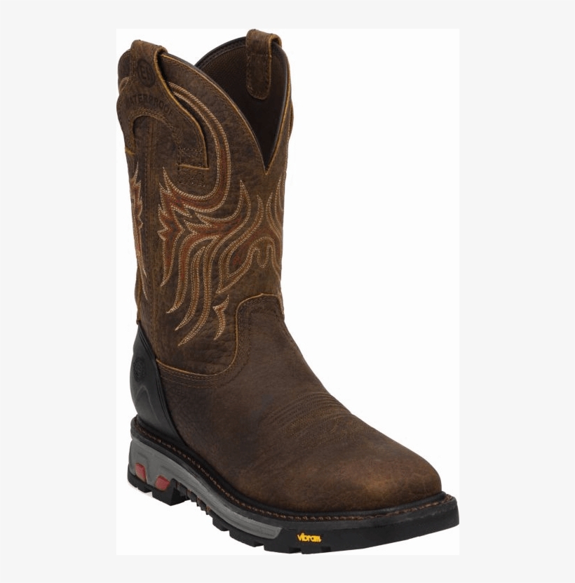 Wk2111 Justin Men's Pull On Commander X 5 Steel Toe - Waterproof Cowboy Boots Women, transparent png #9532994