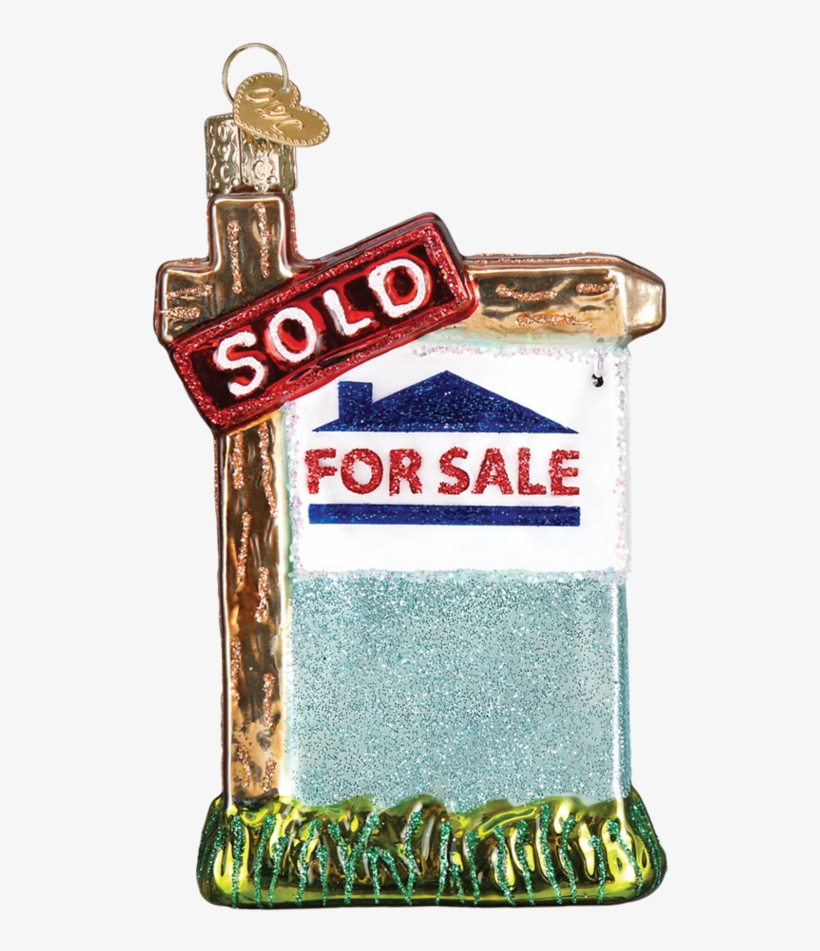 << Back E-mail A Friend - Sold Sign Ornament, transparent png #9533069