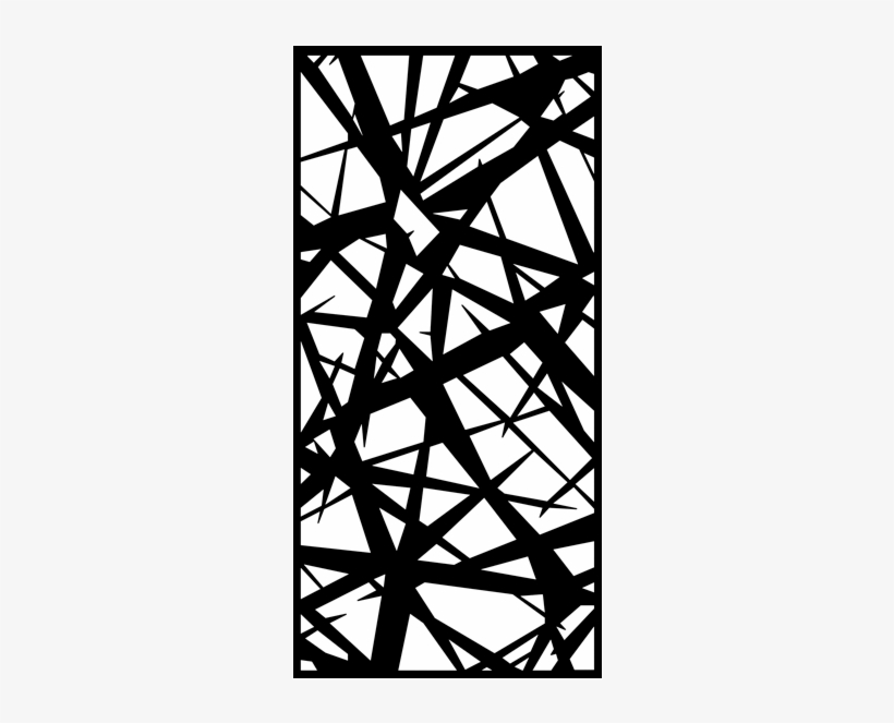 Abstract 017 A Laser Cut Screens, Decorative Screens, - Triangle, transparent png #9533398