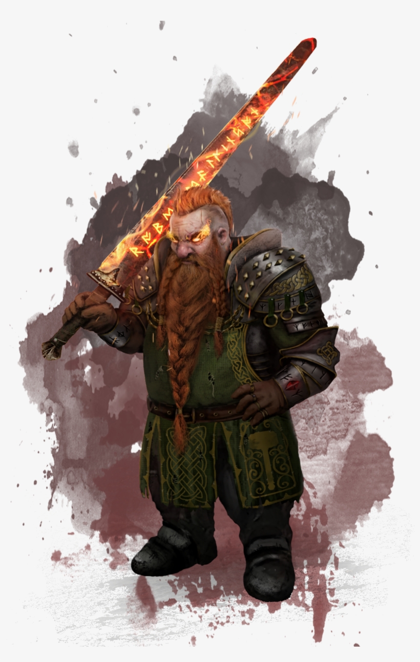 Encali Dwarves Have A General Distrust Of Anyone Who - Dwarf Forge Domain Cleric, transparent png #9534040