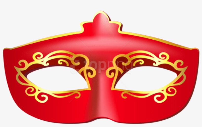 Download Red Carnival Mask Clipart Png Photo - Portable Network Graphics, transparent png #9534643