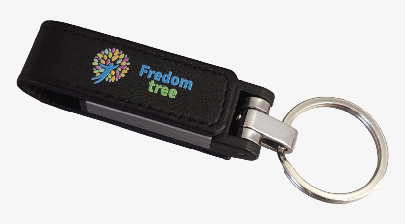 Executive Leather Style Usb - Keychain, transparent png #9534720