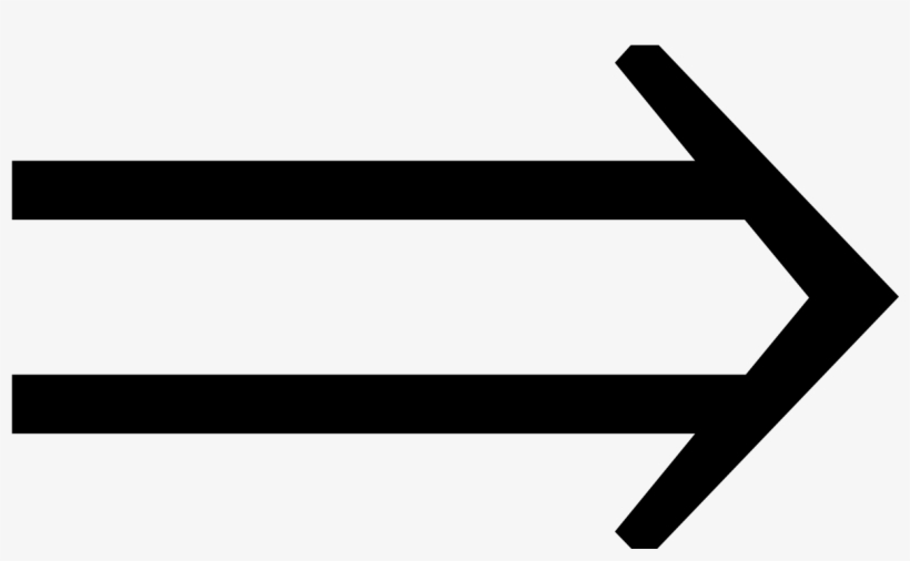 Double Tailed Arrow, transparent png #9535247
