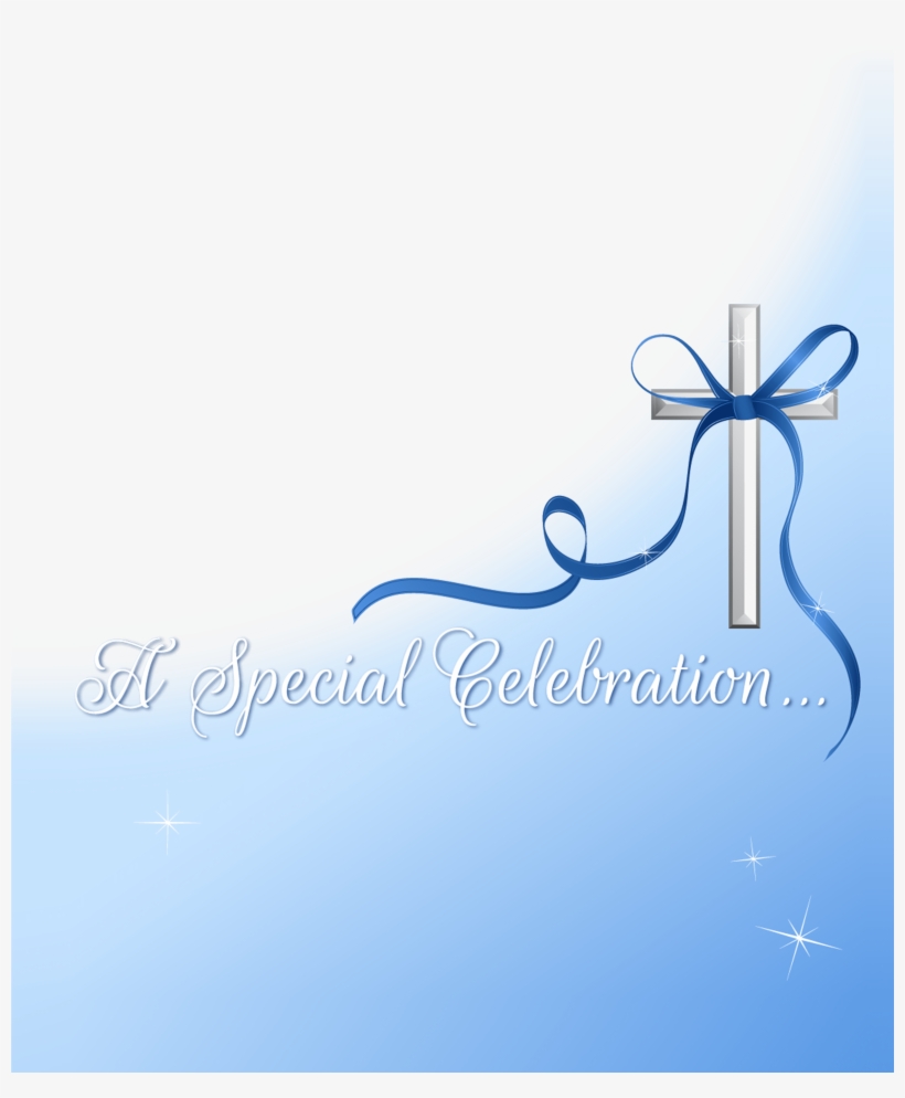 Baby Special Celebration Free Printable Christening - Blank Baptism Invitation Background, transparent png #9535985