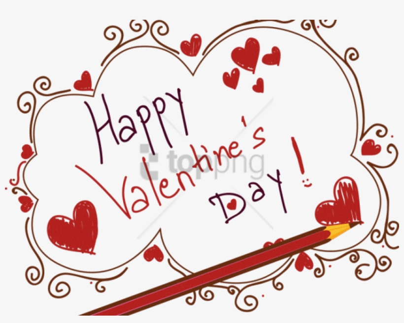 Free Png Happy Valentines Day Sticker Png Image With - Valentine's Day February 14, transparent png #9536250