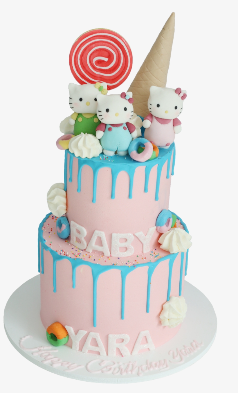 Hello Kitty Cake - Birthday Cake, transparent png #9536777