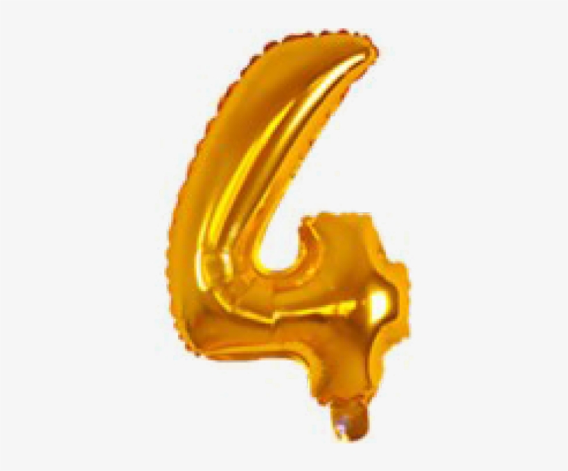 No 4 Gold, transparent png #9537622