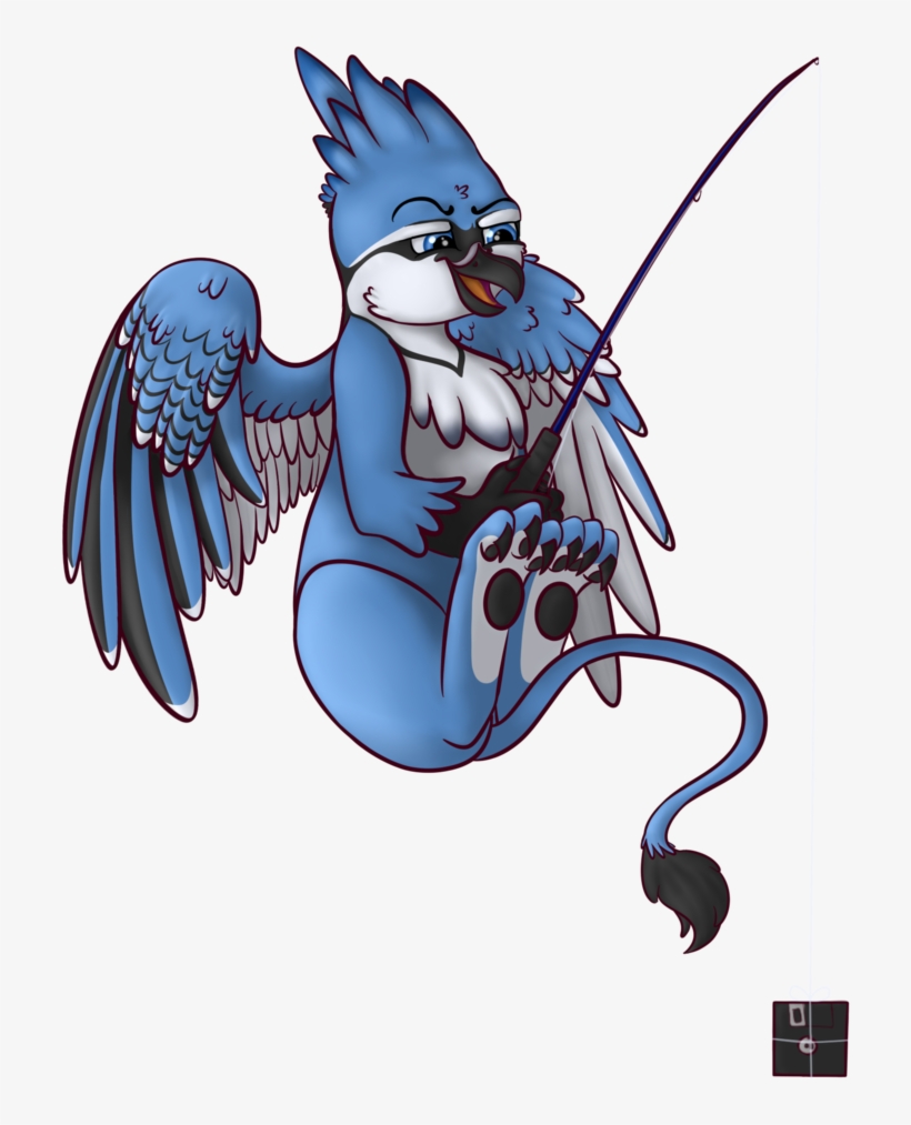 Xchan, Blue Jay, Derpibooru Exclusive, Fishing, Fishing - Cartoon, transparent png #9537758