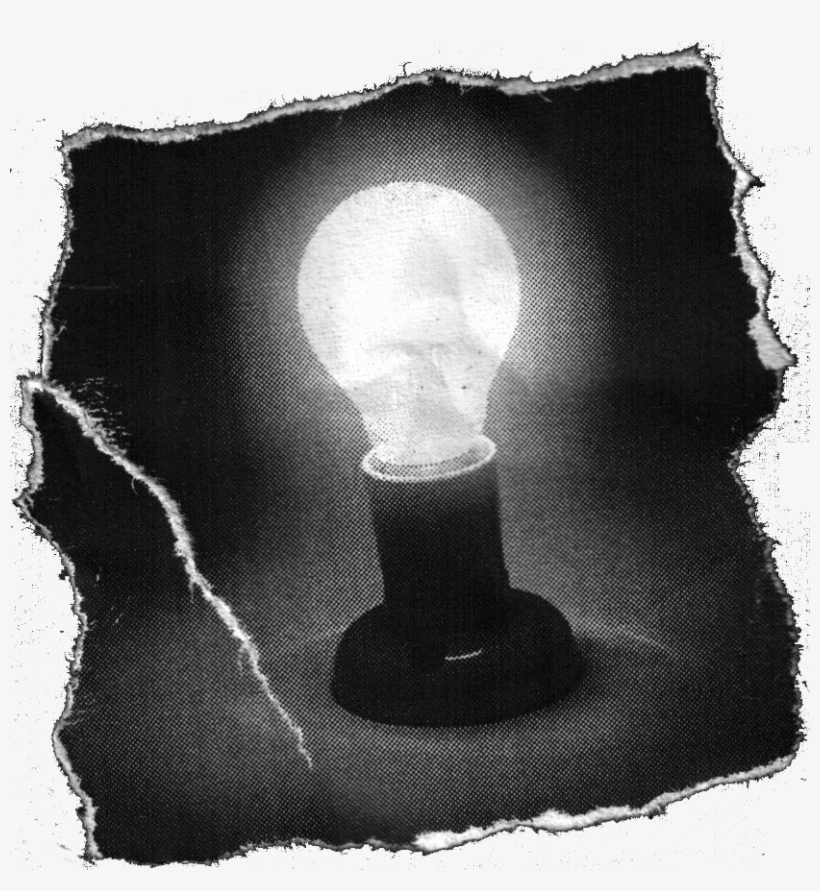 A Bright Idea - Monochrome, transparent png #9537848