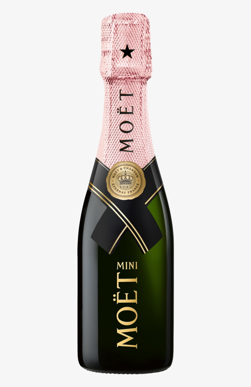 Mini Moët Rosé Impérial - Moet Mini, transparent png #9537980
