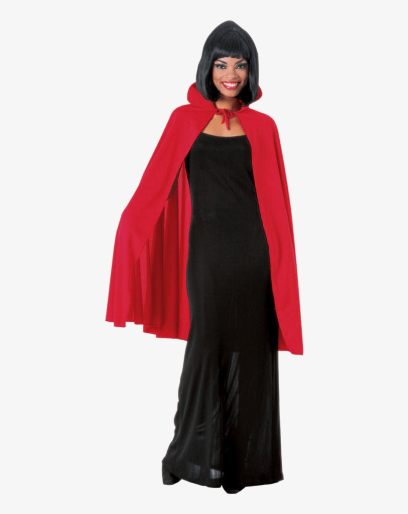 Red 45” Fabric Cape - Disfraz De Dracula Adulto, transparent png #9538225