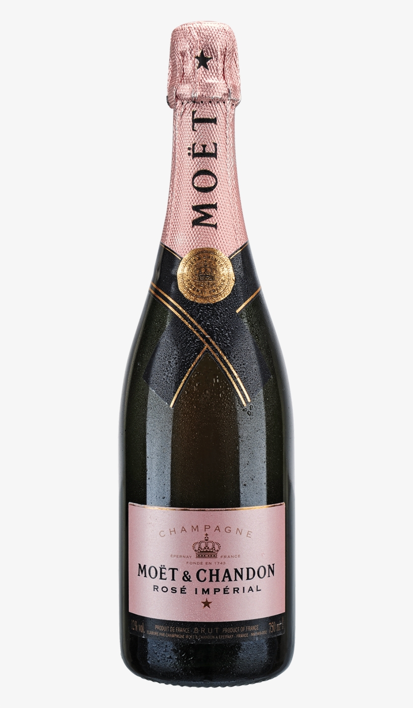 Moët & Chandon Rosé Impérial Champagne, 2 Bottles, - Moët & Chandon Rosé, transparent png #9538263