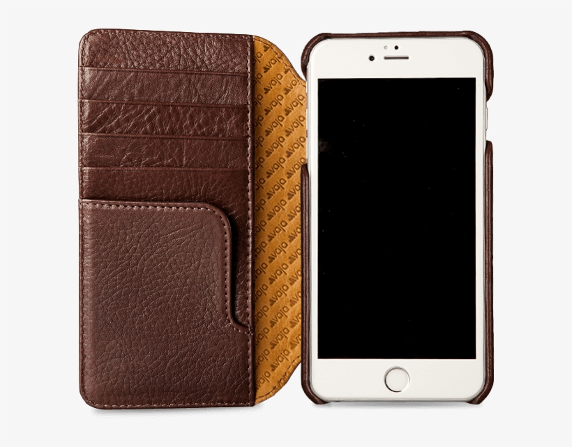 Wallet Agenda Iphone 8 Plus Leather Case - Iphone 8 Plus Wallet Case, transparent png #9538597