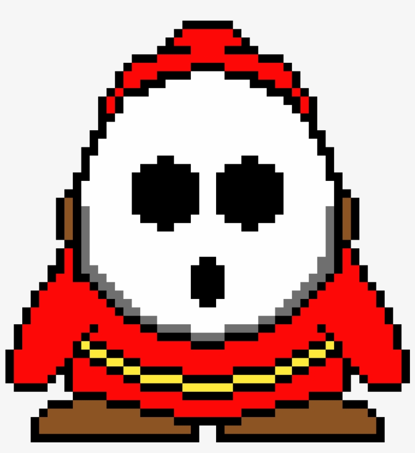 Shy Guy - Pixel Art, transparent png #9538658