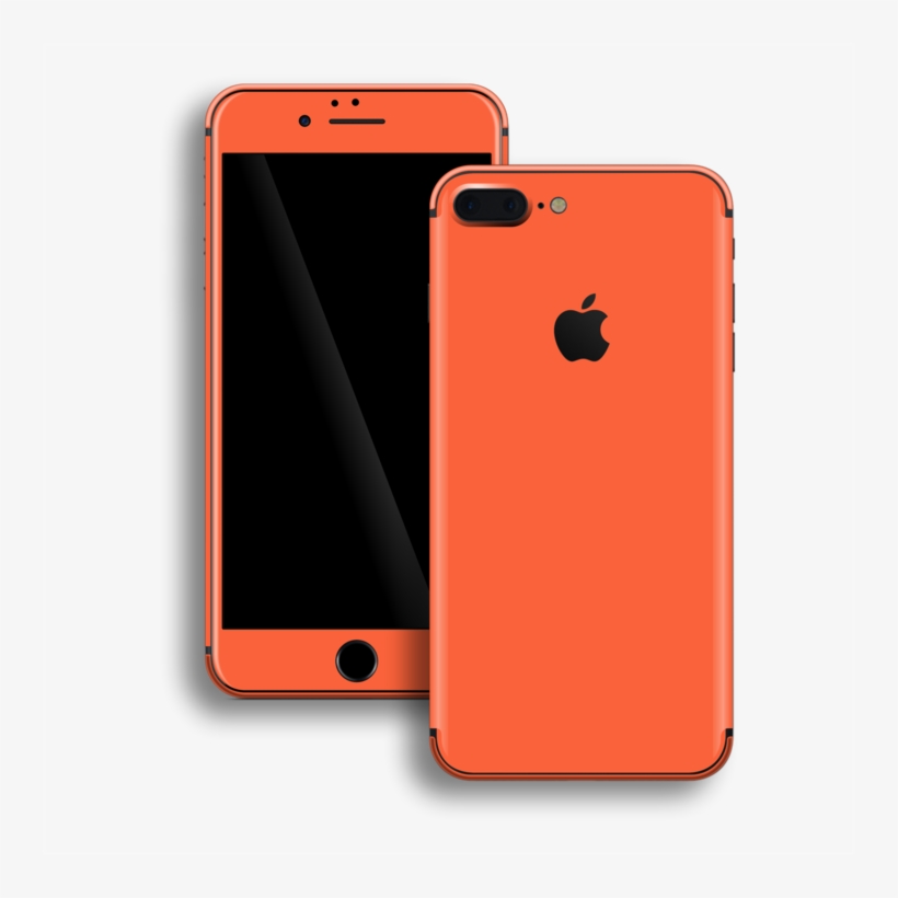 Iphone 8 Plus Glossy Coral Skin - Iphone 8 Plus Skin, transparent png #9538748