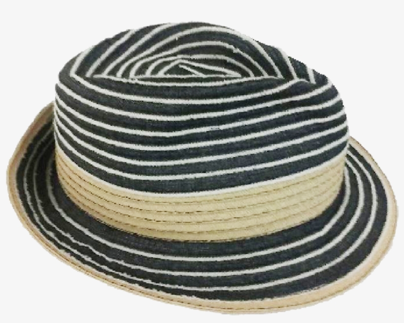 Fashion Hats Striped Soft Sided Fedora, Unisex - Fedora, transparent png #9538832