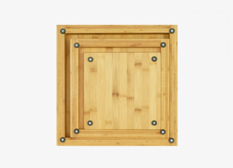 3 In 1 Nested Cutting Board - Plywood, transparent png #9538927
