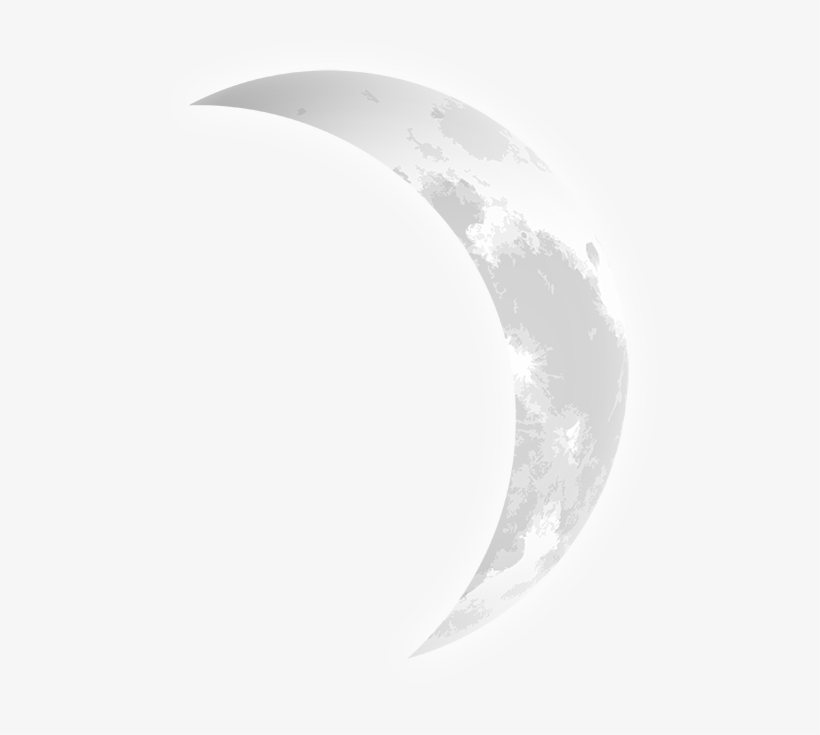 600 X 662 17 - Waxing Crescent Moon, transparent png #9539379