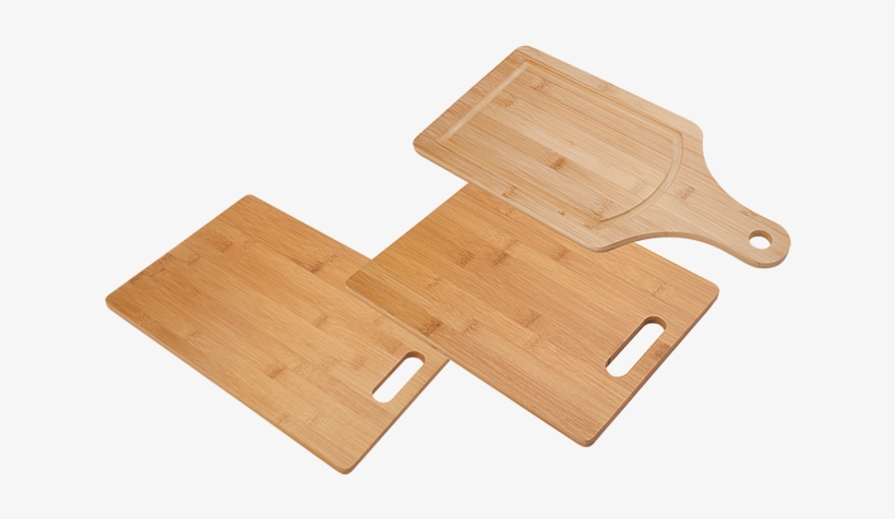 Bh0045 3pc Bamboo Cutting Board Set - Plywood, transparent png #9539478