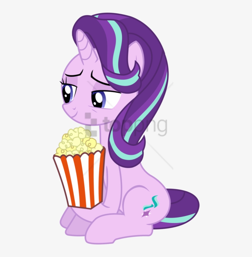 Free Png Starlight Glimmer Popcorn Png Image With Transparent - Starlight Glimmer Eating Popcorn, transparent png #9539821