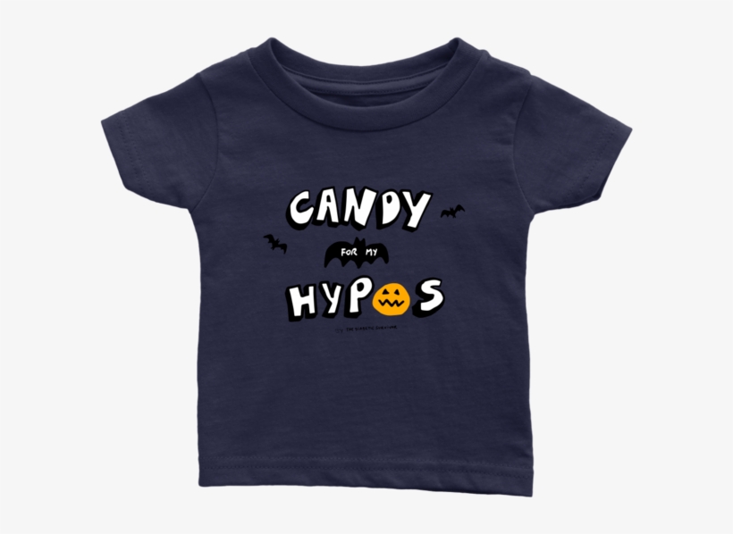 Diabetes Halloween Candy For My Hypos Infant T-shirt - Boston Hardcore Shirt, transparent png #9540259