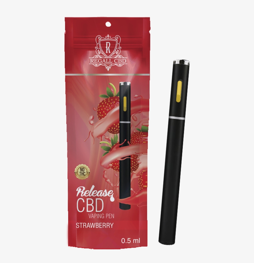 Regall Cbd Vaping Pen - Strawberry, transparent png #9540919