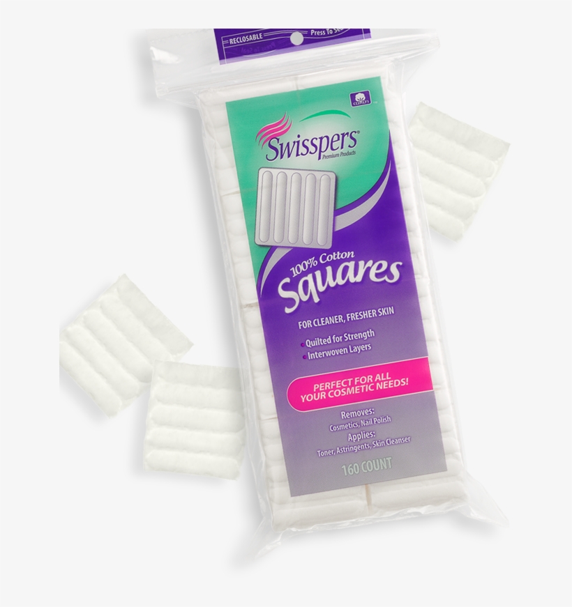 Cotton Squares - Swisspers, transparent png #9540959