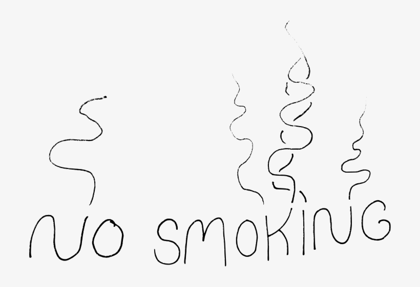 No Smoking Trails - Line Art, transparent png #9541142