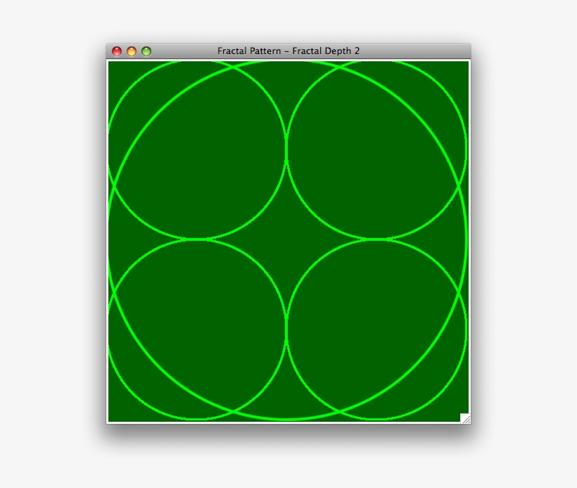 Here Is An Example Of A Fractal That Is Built Up From - Circle, transparent png #9541317