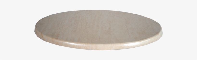 Round Resin And Wood Table Top, Travertine - Coffee Table, transparent png #9541674