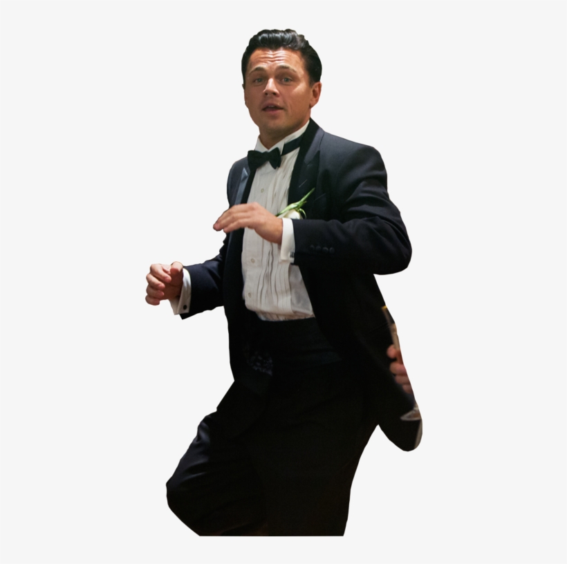 Jordan Belfort The Wolf Of Wall Street Leonardo Dicaprio - Tuxedo, transparent png #9542546