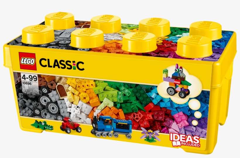Lego Classic 10696 Medium Creative Brick Box - Lego 10696 Medium Creative Brick Box, transparent png #9542782