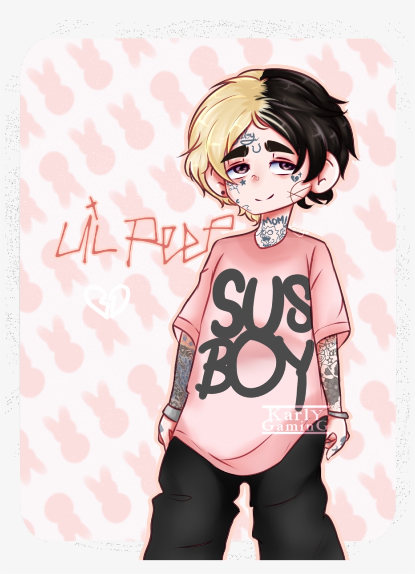 Lil Peep Fan Page 💔 And Goth Angel Sinner - Lil Peep Dibujos Facil, transparent png #9543617