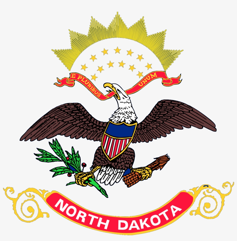 2' X 3' North Dakota Flag - North Dakota State Flag, transparent png #9543895