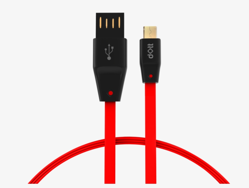 Flippy Reversible Micro Usb Cable - Dott Cable, transparent png #9544397