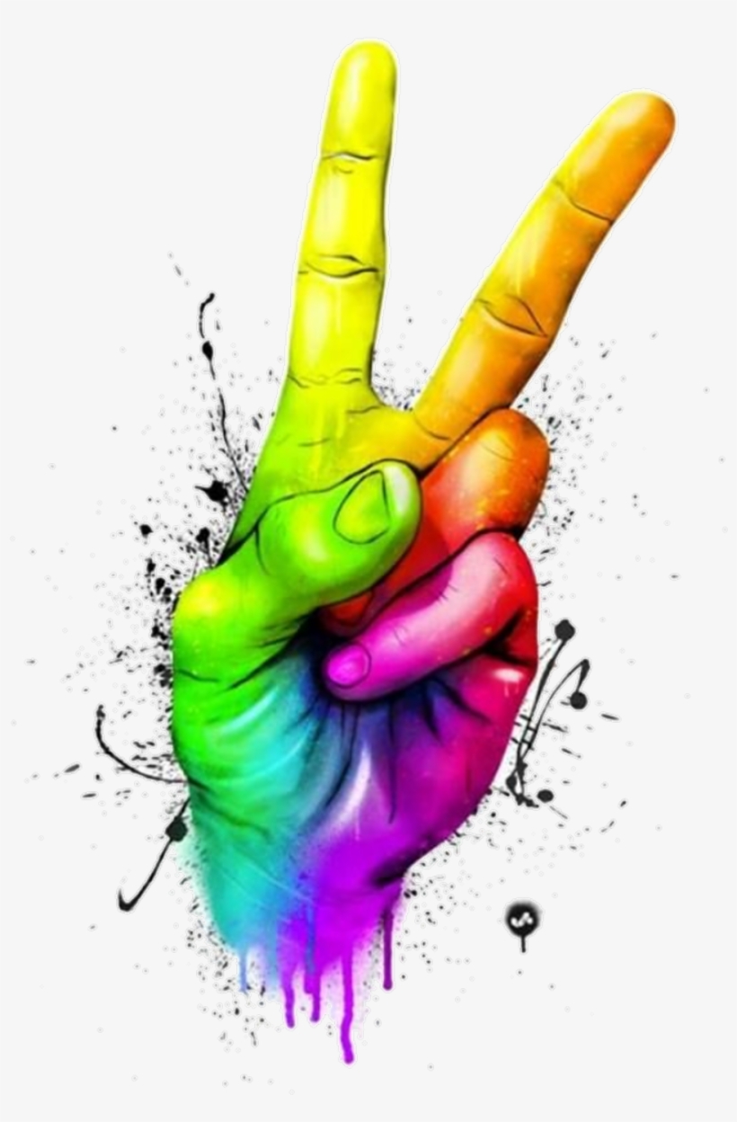 #ftehandsigns #handsigns #hand #signs #peace - Peace Hand Sign, transparent png #9544594