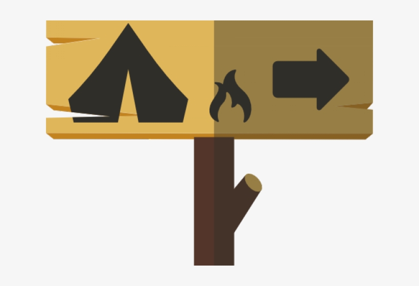 Direction Clipart Camp - Camp Signs Vector, transparent png #9544903
