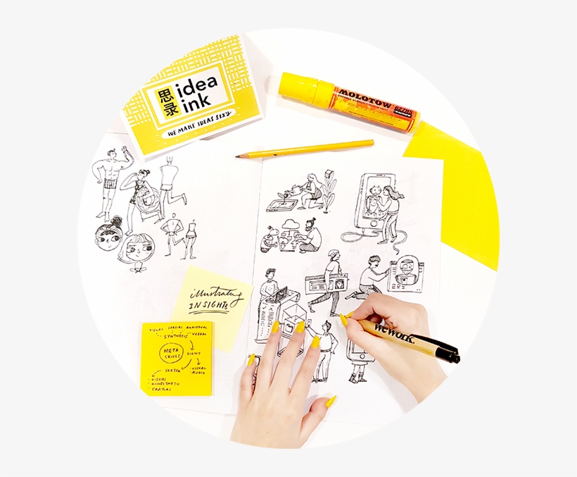 Idea Ink - Illustration, transparent png #9544951