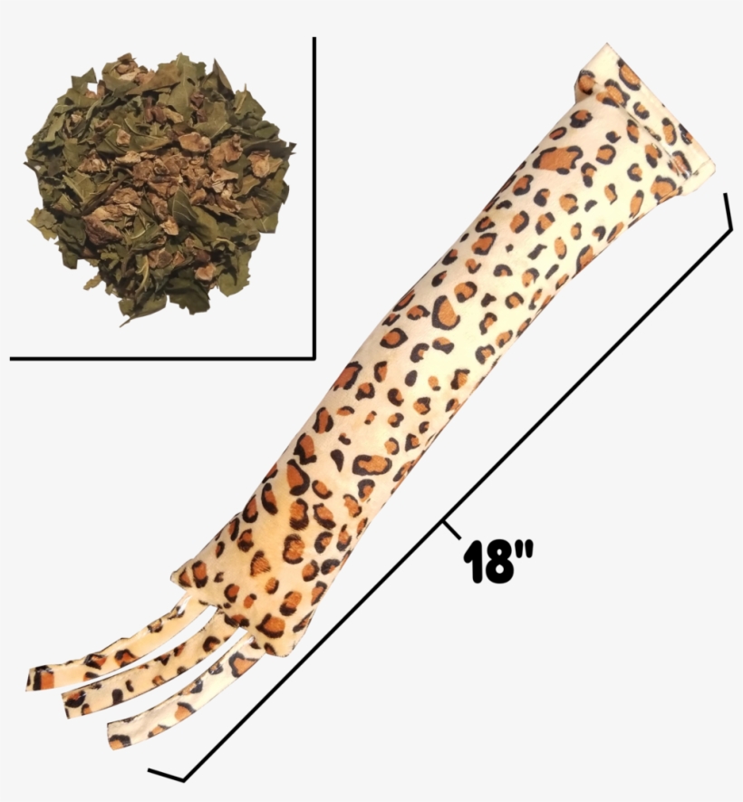 Leopard Kick Stick With Tassels - Leopard, transparent png #9545184