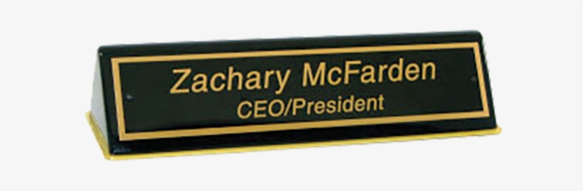 Black Piano Finish Wedge Desk Bar - Sign, transparent png #9545223