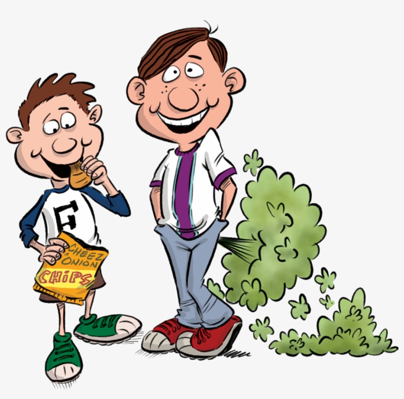 Willy And Peter Live Just Down Your Street - Boy Farts Class, transparent png #9546562