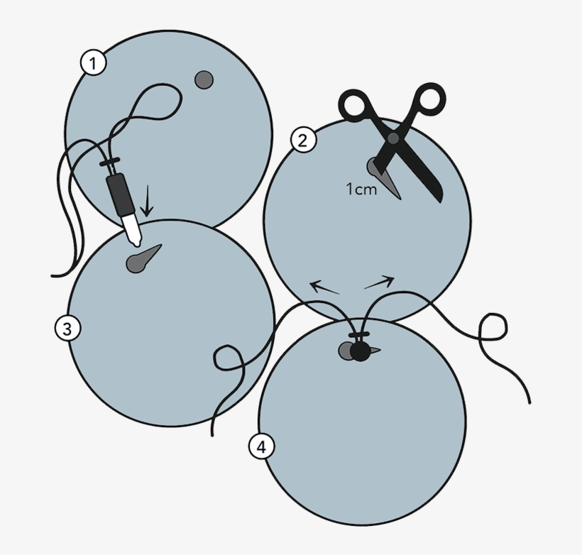 How Do You Make Your Own String Light - Cotton Ball Lights Instructions, transparent png #9546787