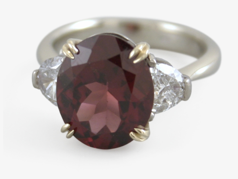 Laura's Garnet - Pre-engagement Ring, transparent png #9547406