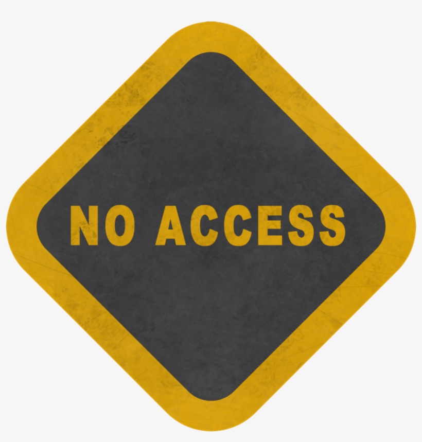 Scifi Warning Sign - Señalamientos Para Discapacitados, transparent png #9547442