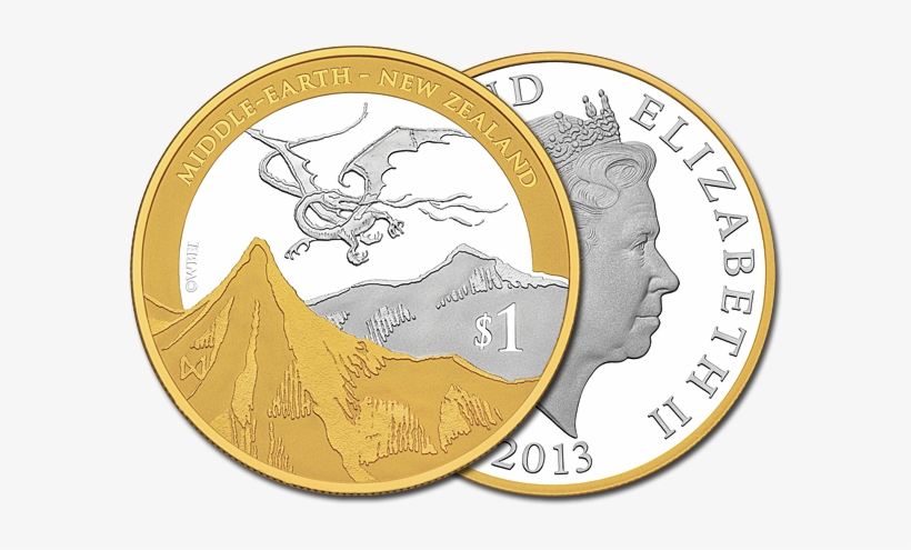 Silver Coin With Gold Plating - Coin, transparent png #9547850