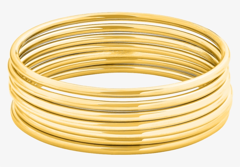 18k Gold-plated Jewelry By Gold Time Intl - Bangle, transparent png #9547885