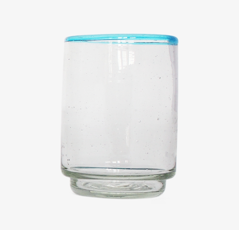 Aqua Rim Med Stacking Glass - Pint Glass, transparent png #9547890