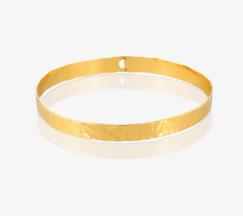 Gold-plated Silver Bangle - Bangle, transparent png #9547927