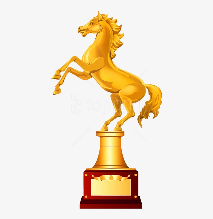 Free Png Trophy Horse Png Images Transparent - Unicorn Gold, transparent png #9548278